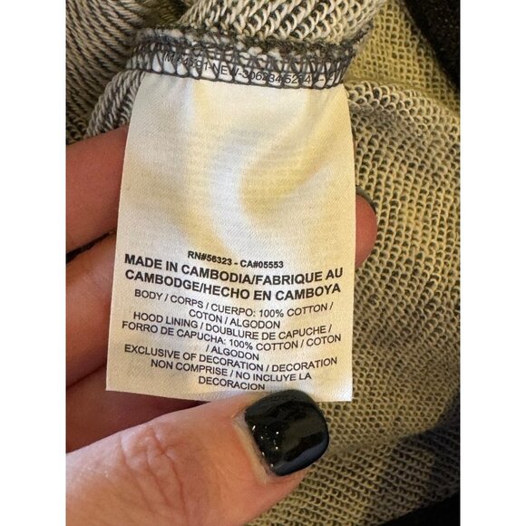 Nike Black and Gray Sweatshirt Hoodie - Picture 10 of 11